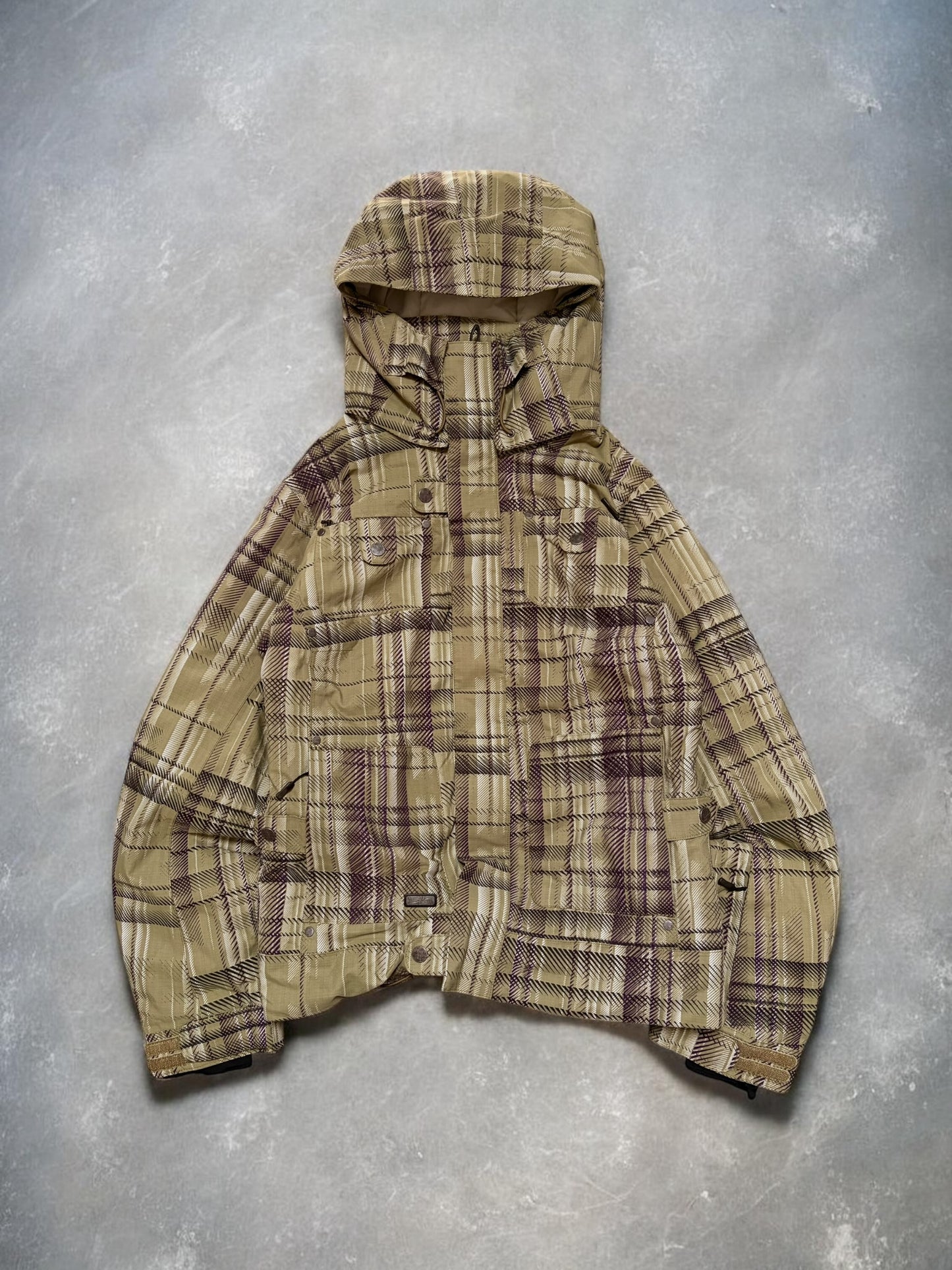 Vintage Oakley Green Plaid Ski Coat
