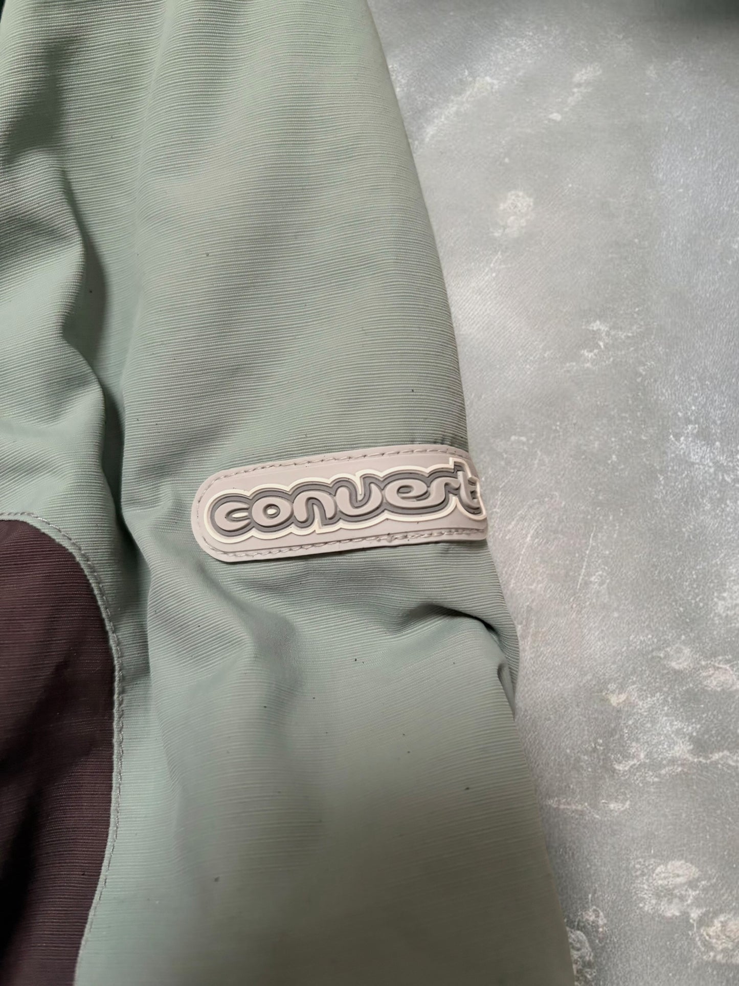 Vintage Columbia Beige & Brown Technical Ski Jacket