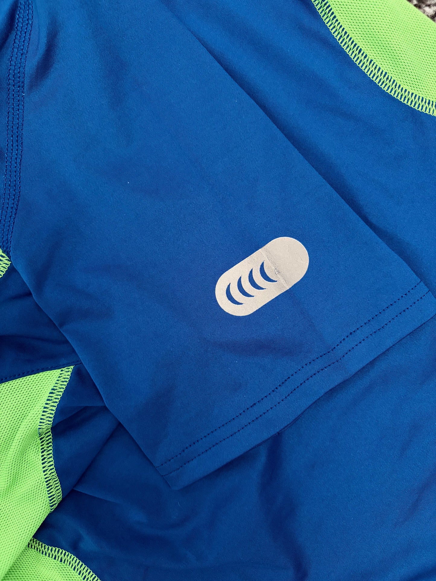 Nike Sphere React Blue & Green Snakeskin Panelled Tee