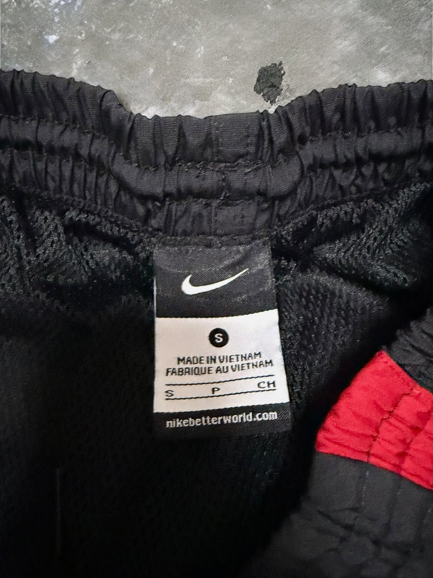 Nike Black & Red Track Pants