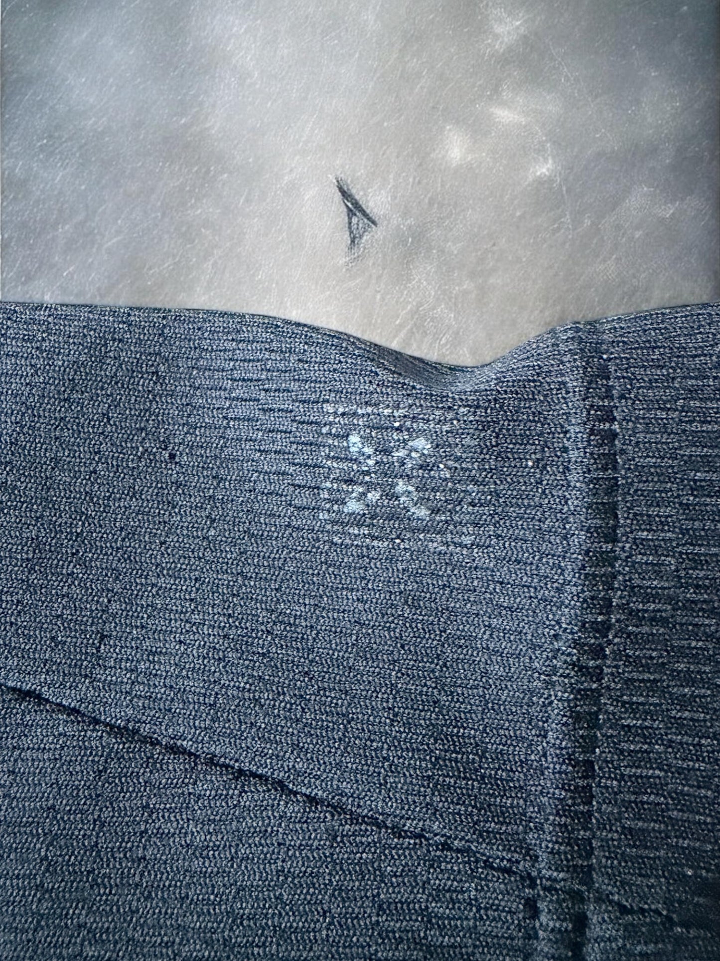 Nike Sphere Dry Early 2000s Black & Yellow Trim Long Sleeve Tee