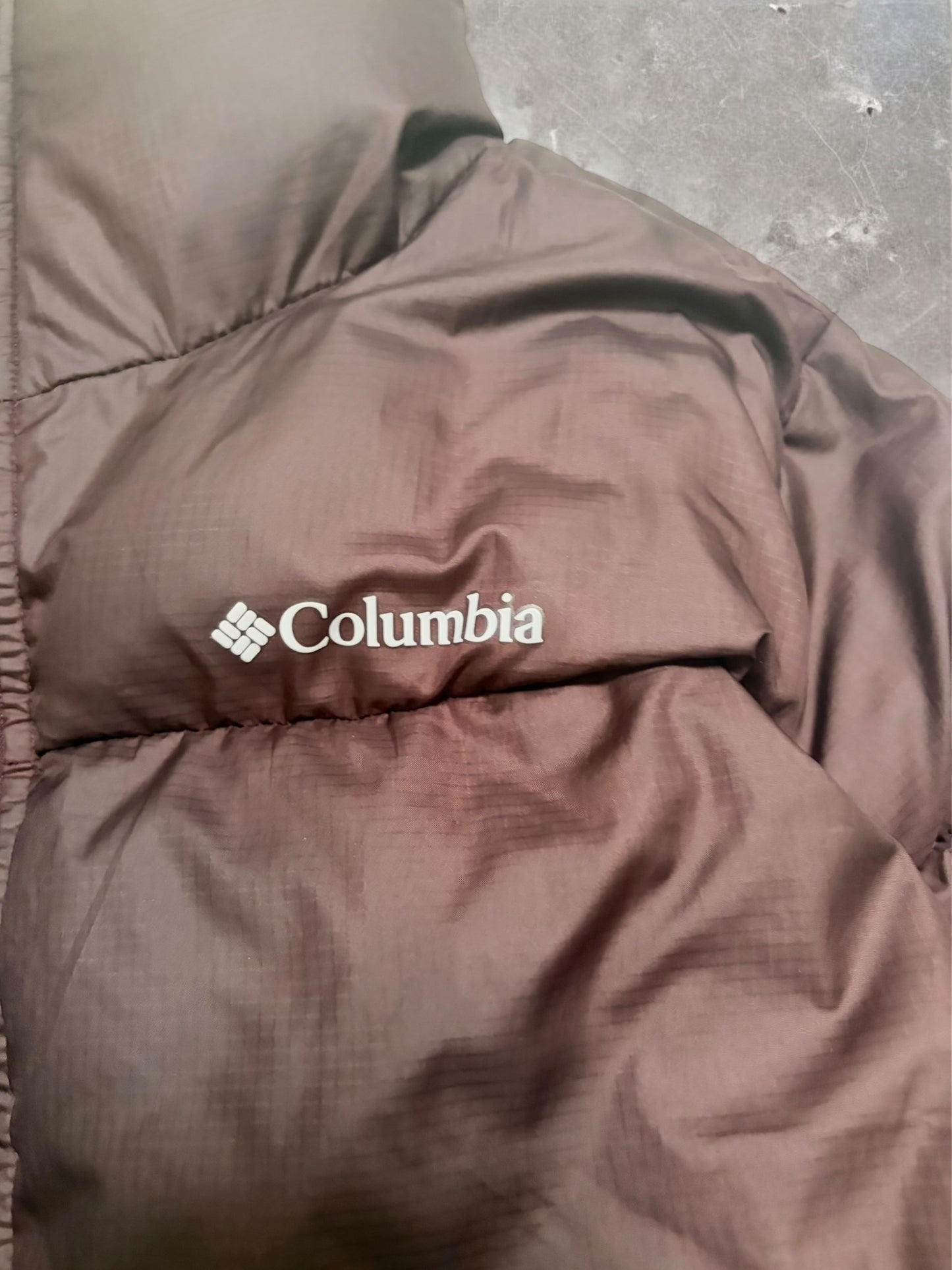Vintage Columbia Brown Technical Puffer Coat