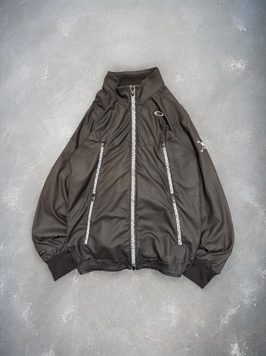 Vintage Oakley Black & White Technical Jacket