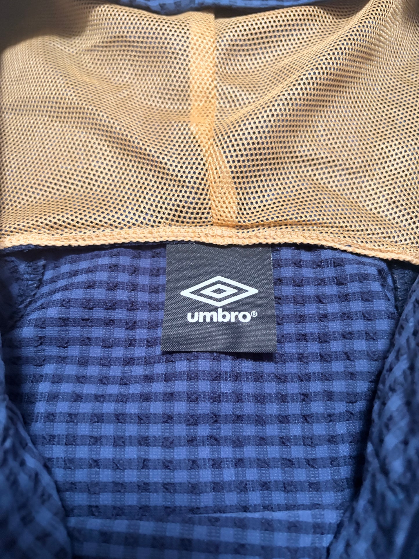 Vintage Umbro Navy Panelled Technical Jacket