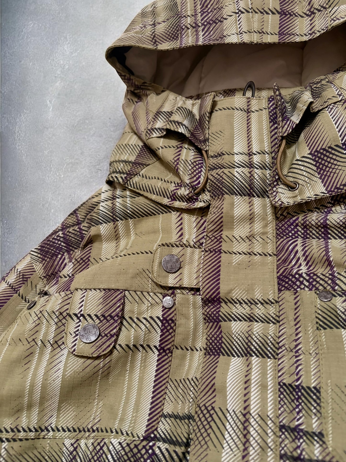 Vintage Oakley Green Plaid Ski Coat