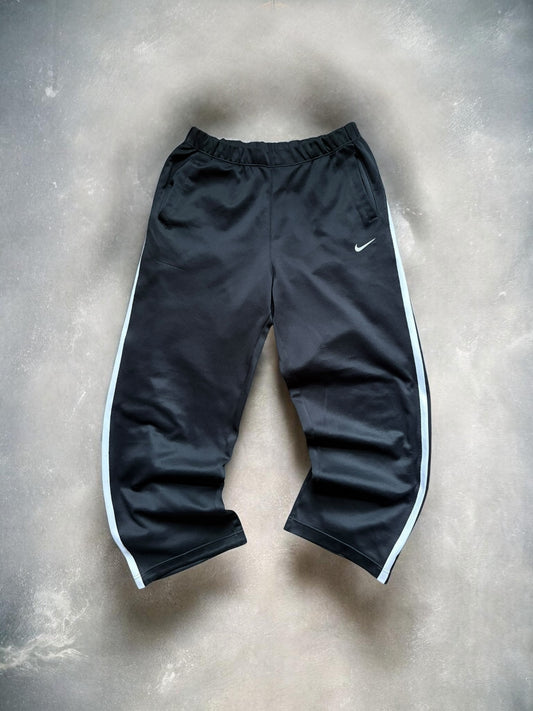 Vintage 90s Black & White Stripe Nike Track Pants