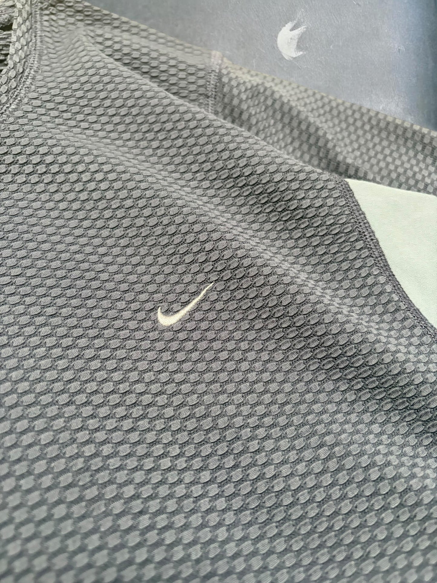 Nike Sphere 2000s Panelled Blue Long-sleeve Tee
