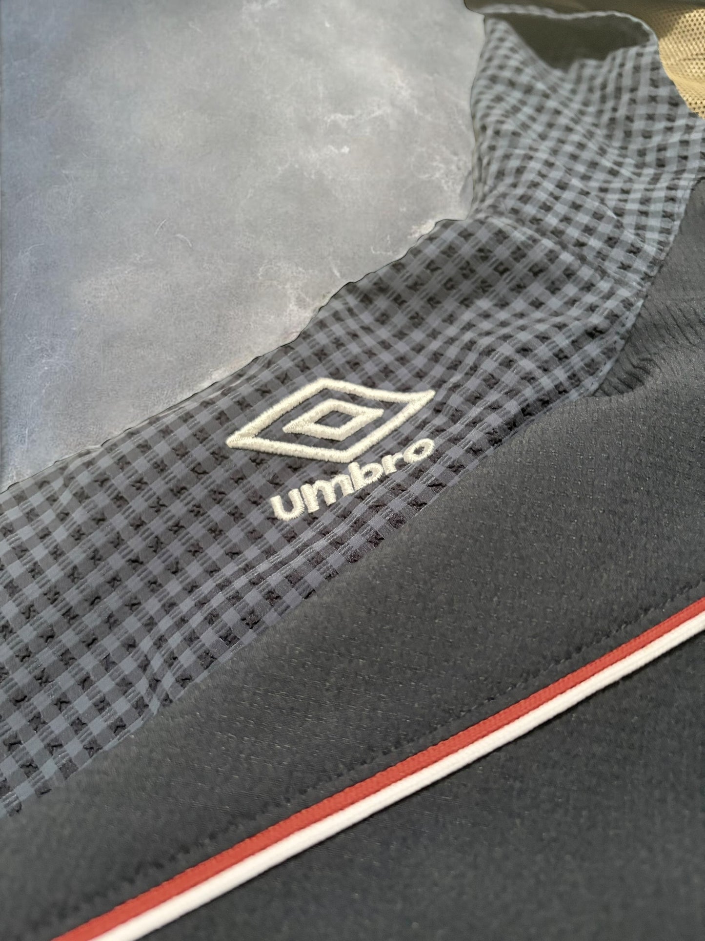 Vintage Umbro Navy Panelled Technical Jacket