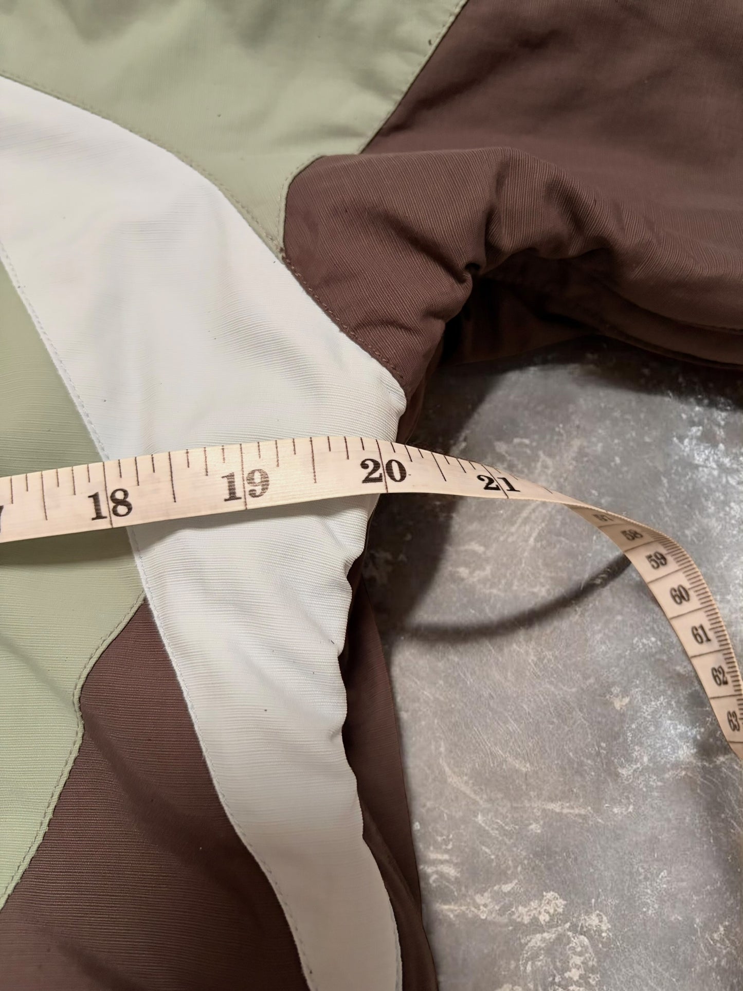 Vintage Columbia Beige & Brown Technical Ski Jacket