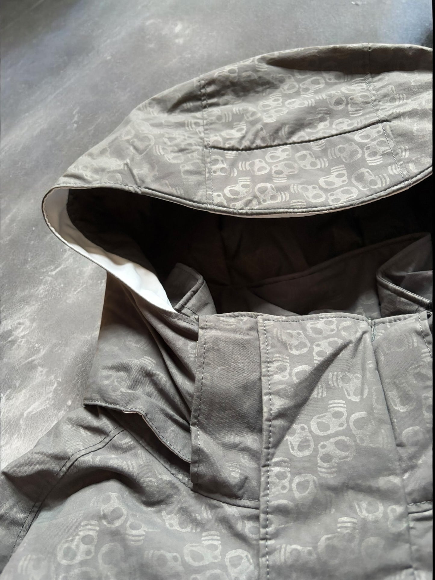 Columbia Convert Grey & White Ski Coat