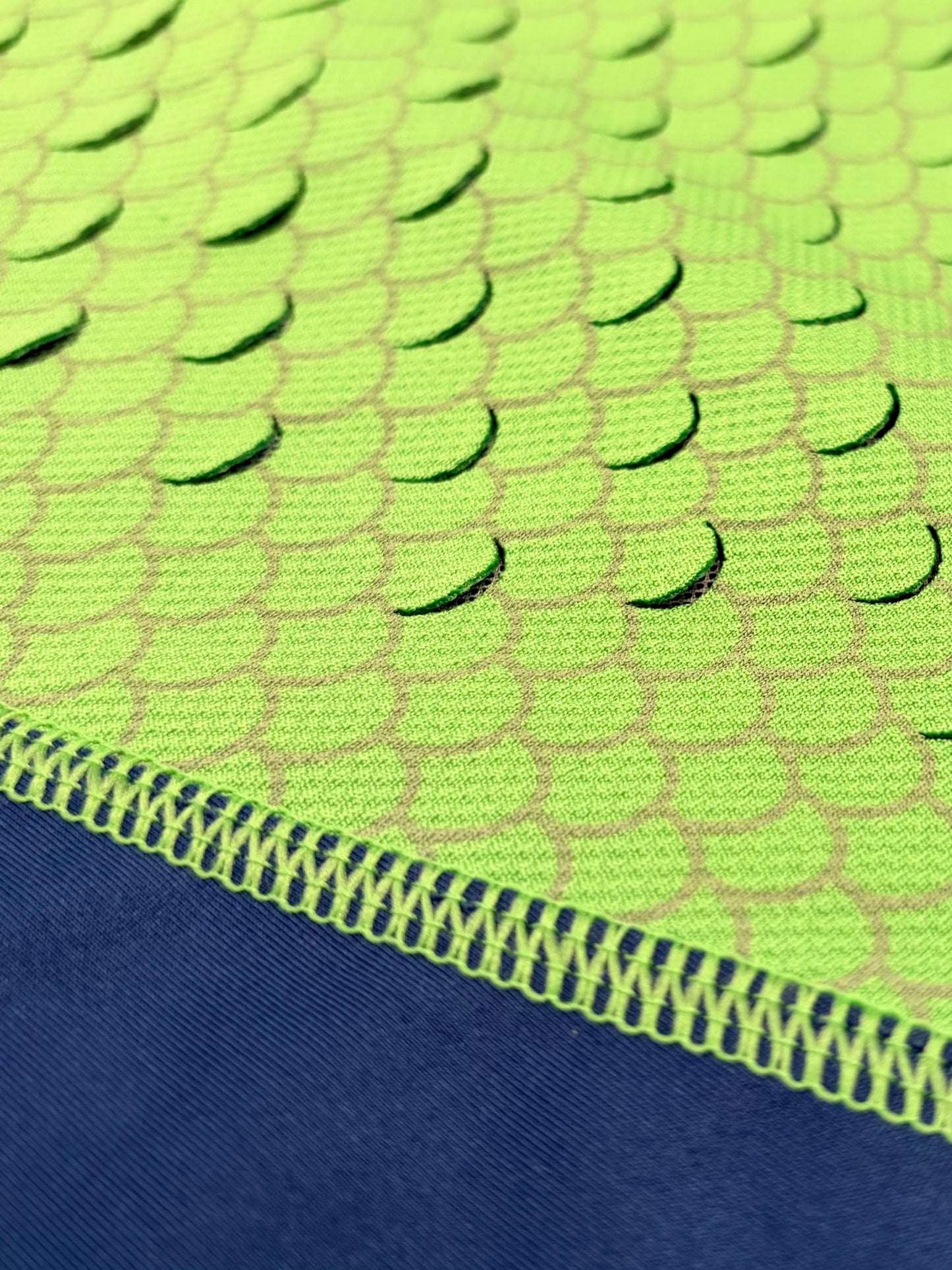 Nike Sphere React Blue & Green Snakeskin Panelled Tee