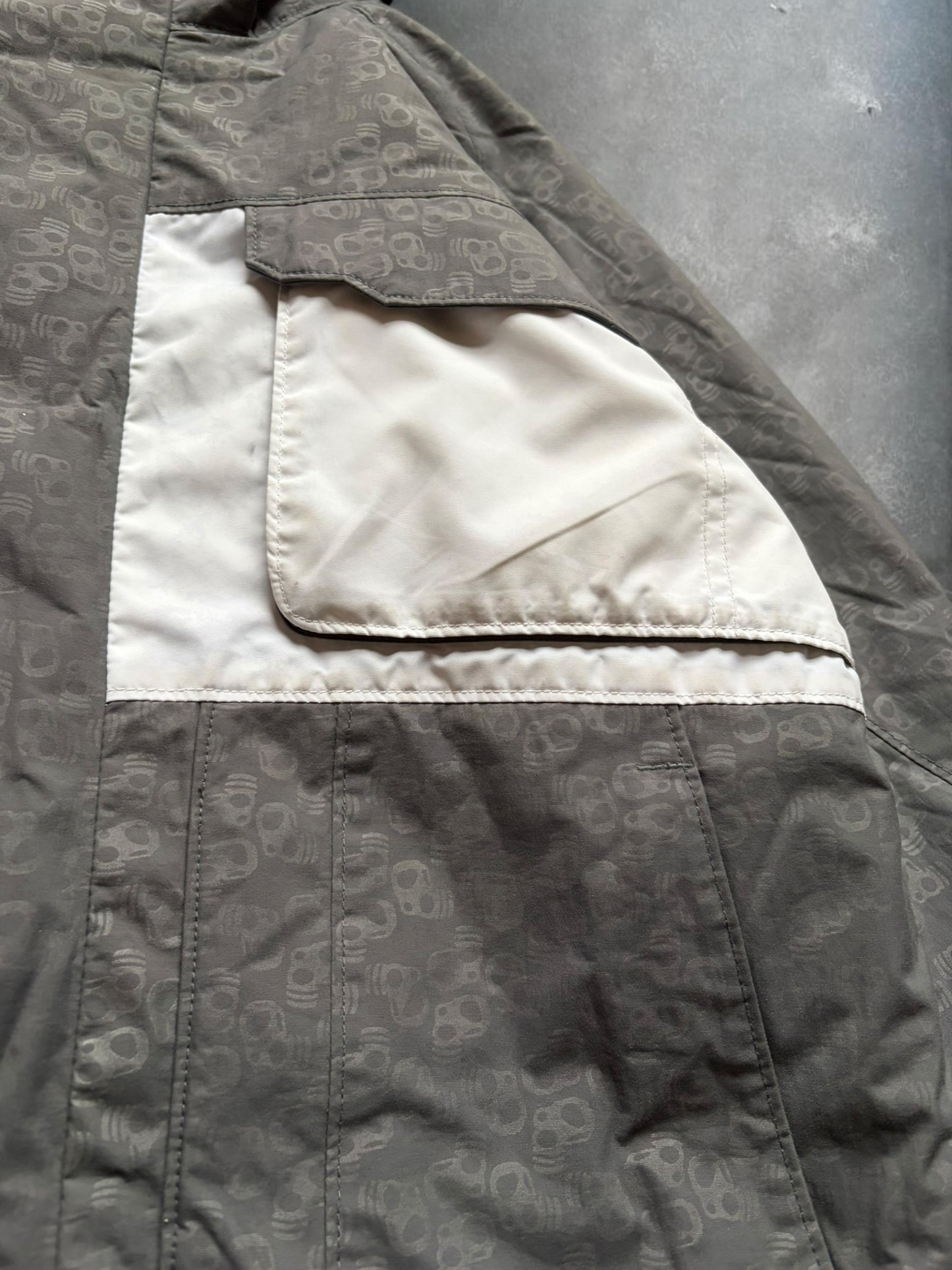 Columbia Convert Grey & White Ski Coat