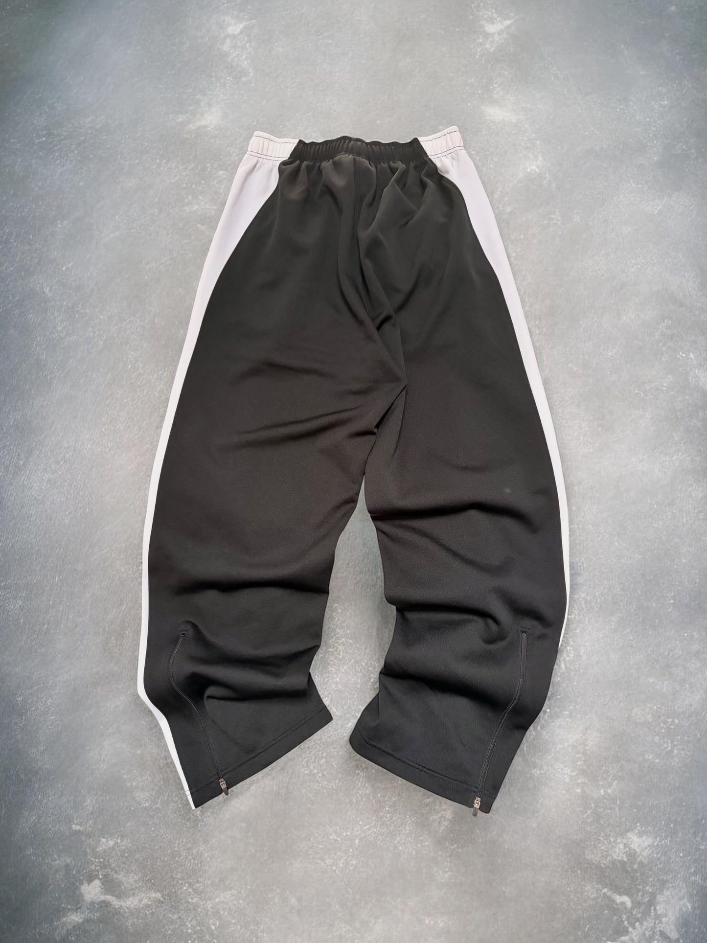 Vintage Early 2000s Nike Black & White Red Trim Trousers