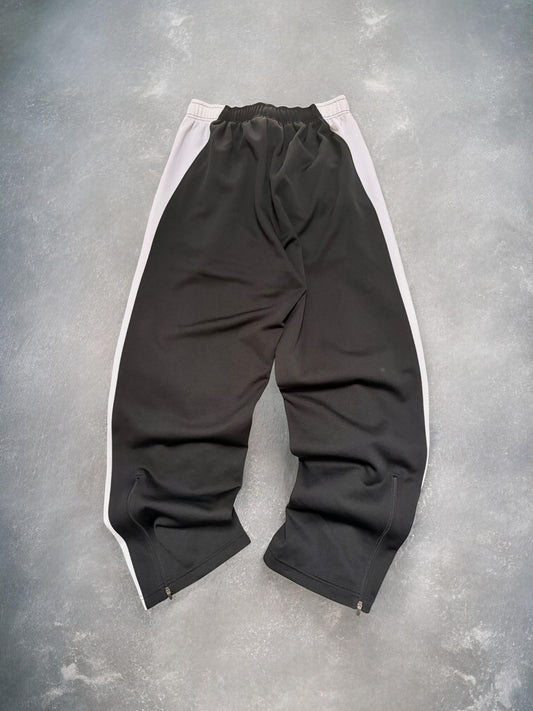 Vintage Early 2000s Nike Black & White Red Trim Trousers