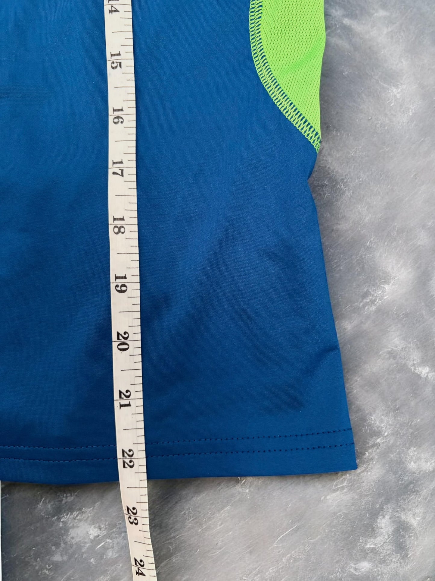 Nike Sphere React Blue & Green Snakeskin Panelled Tee