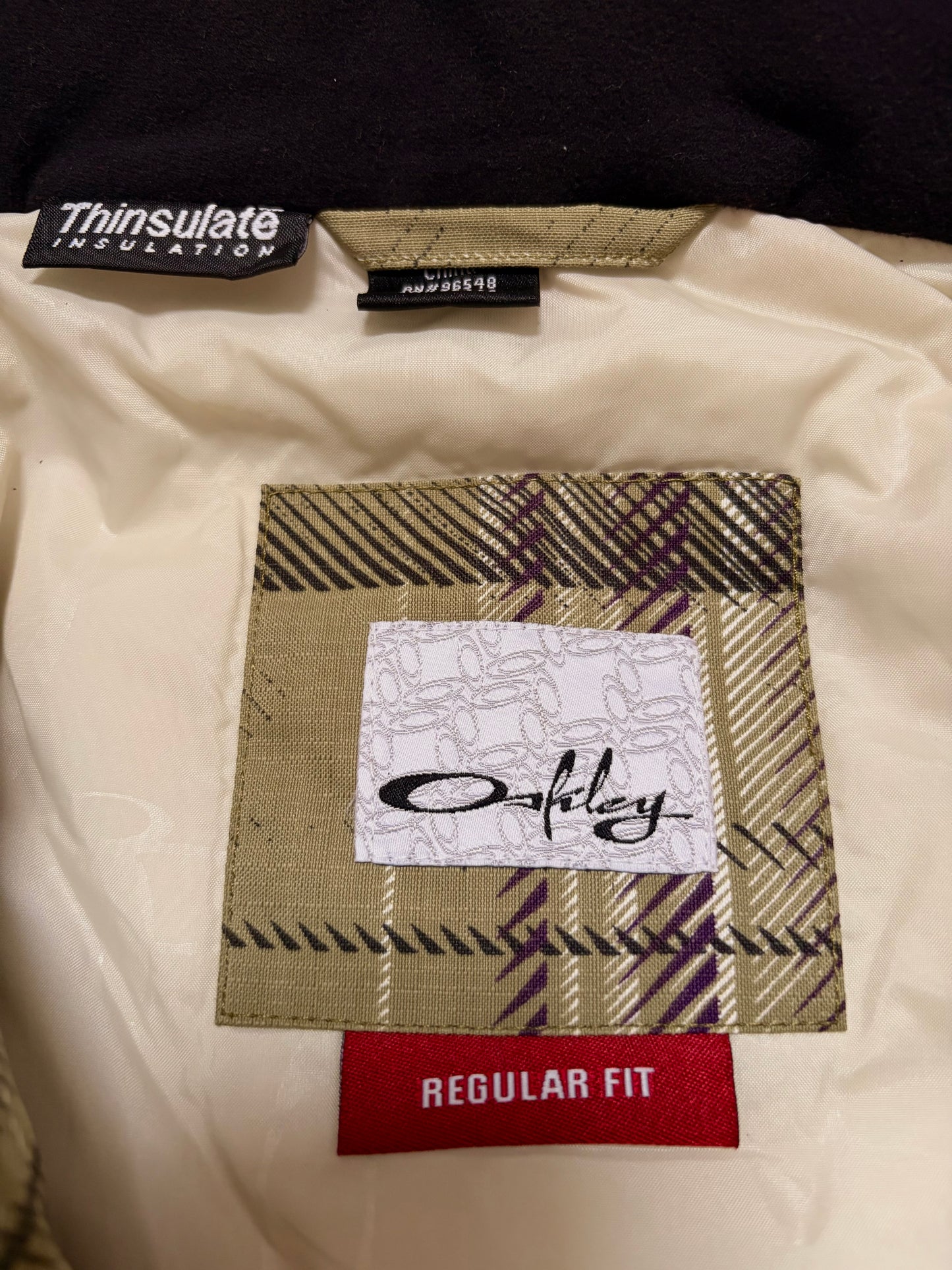 Vintage Oakley Green Plaid Ski Coat