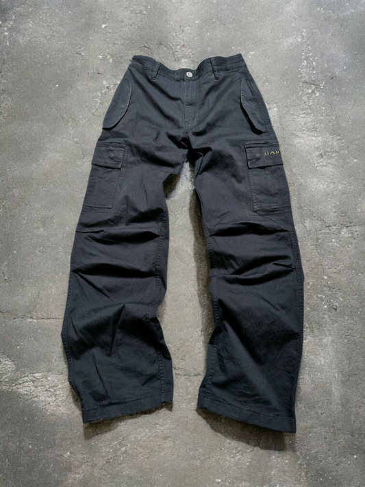 Oakley Vintage Embroided Black Cargo Trousers
