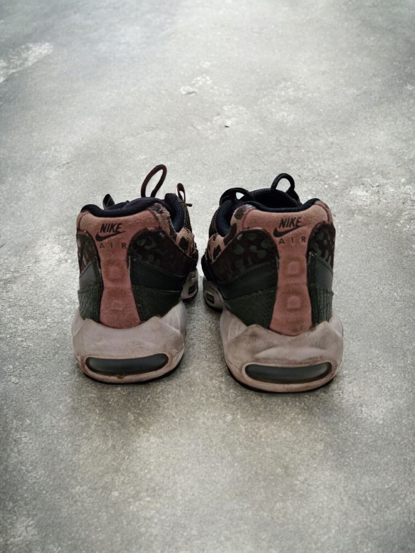 Nike Airmax 95 Dark Green & Brown Camo Trainers