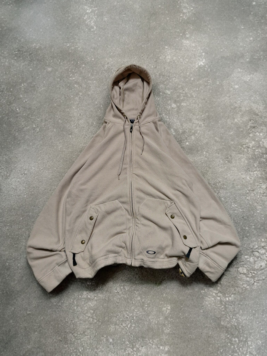 Oakley Vintage Sample Beige Technical Fleece Hoodie 1 of 1