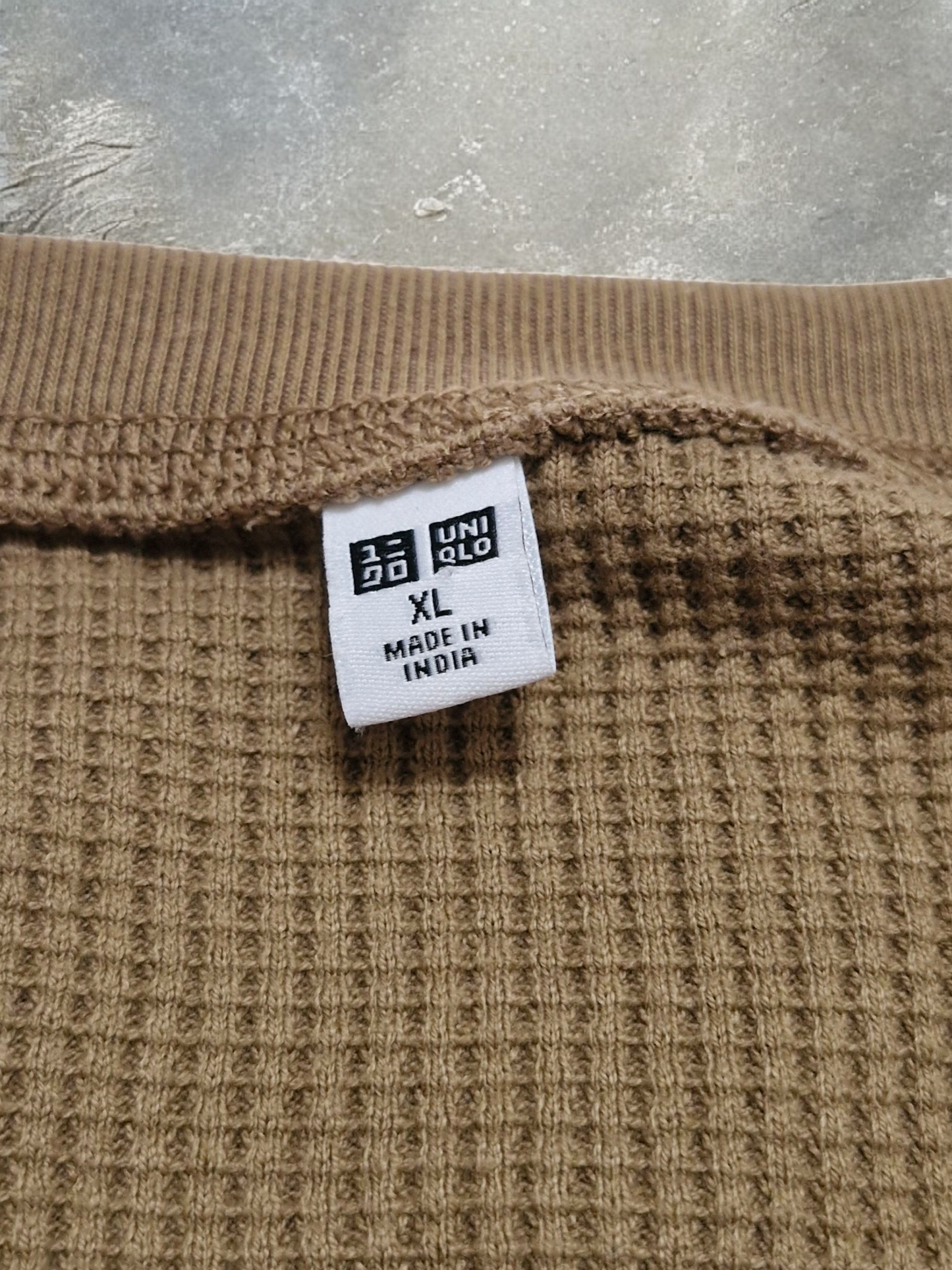 Uniqlo Vintage Brown Knit Lonsleeve Jumper