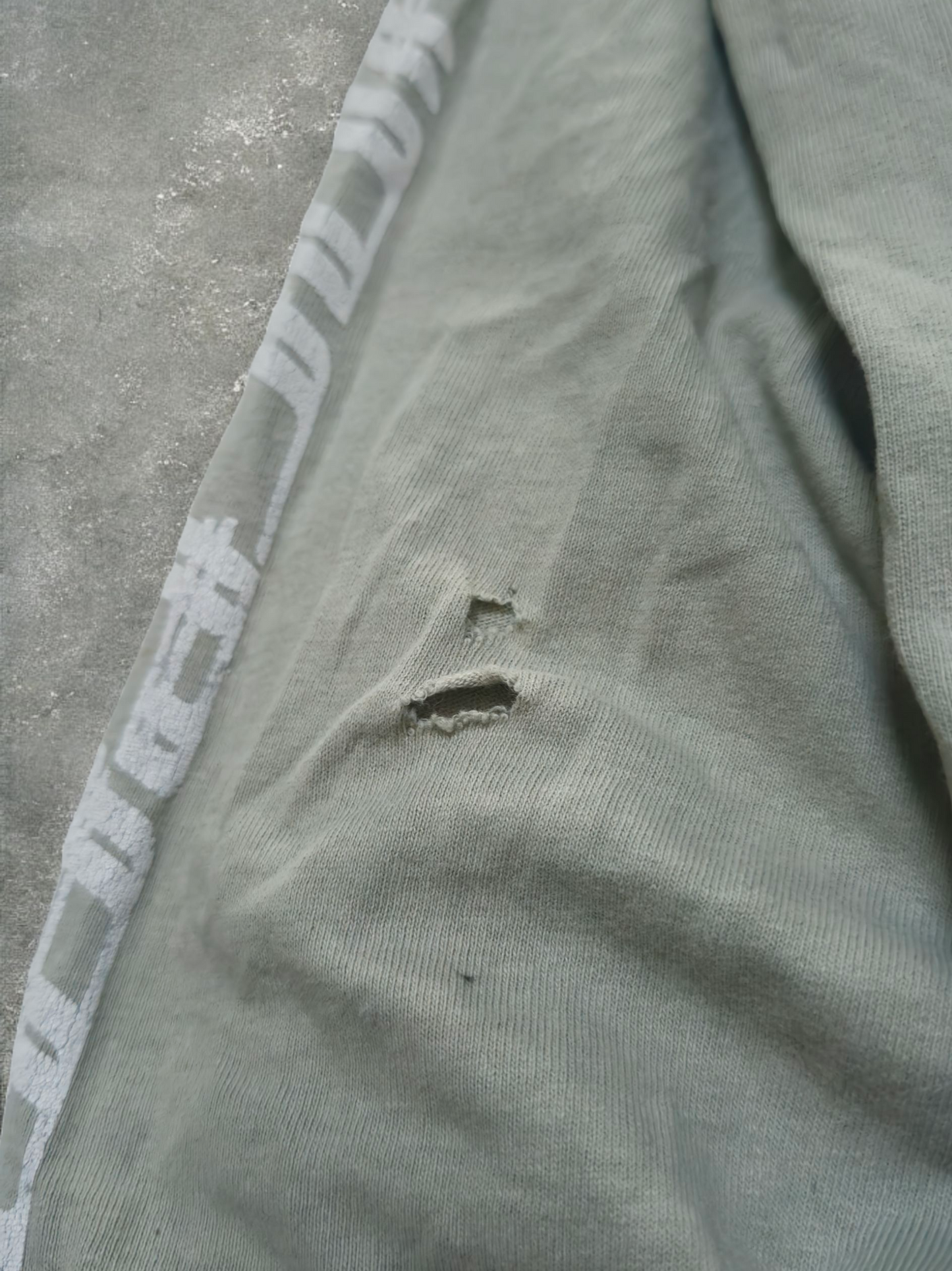 Supreme FW2013 Olive Green Easter Island Long sleeve Tee