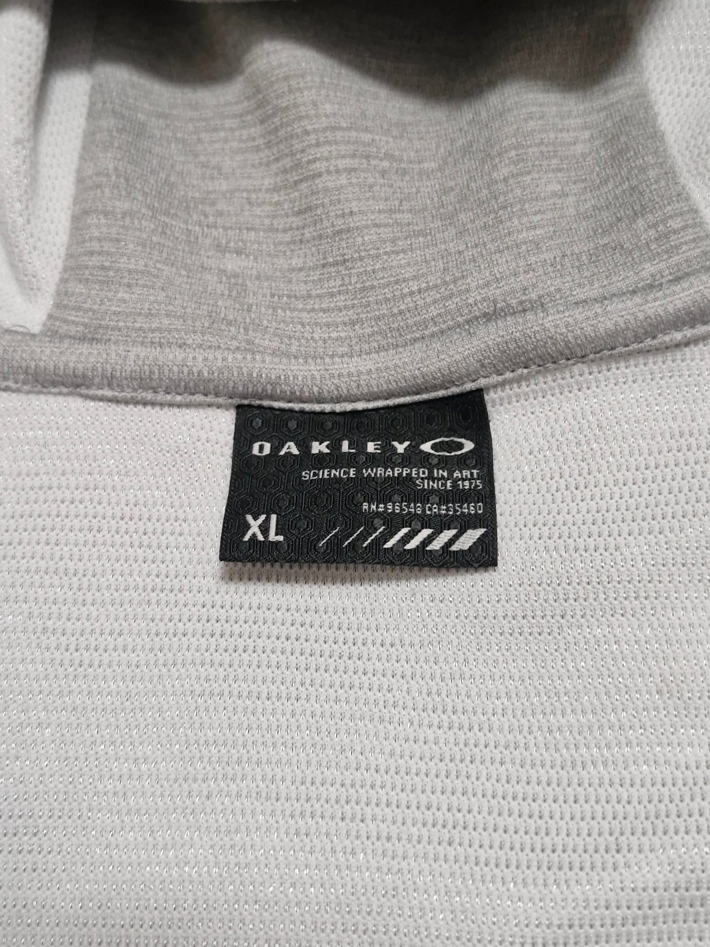 Oakley Vintage Grey Technical Zip Up Hoodie