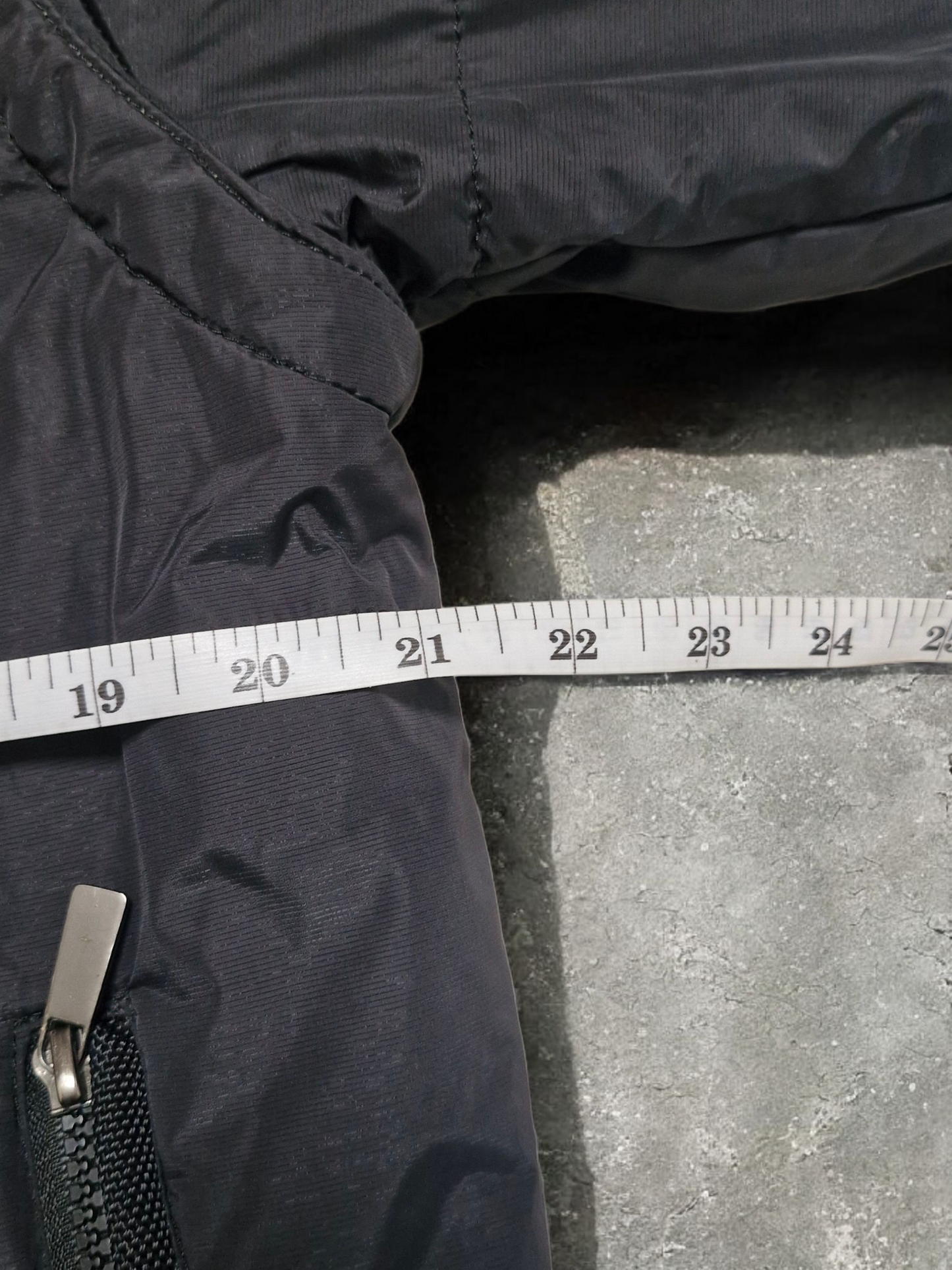 Nike Vintage Y2K Black Double Layered Insulated Technical Puffer Coat