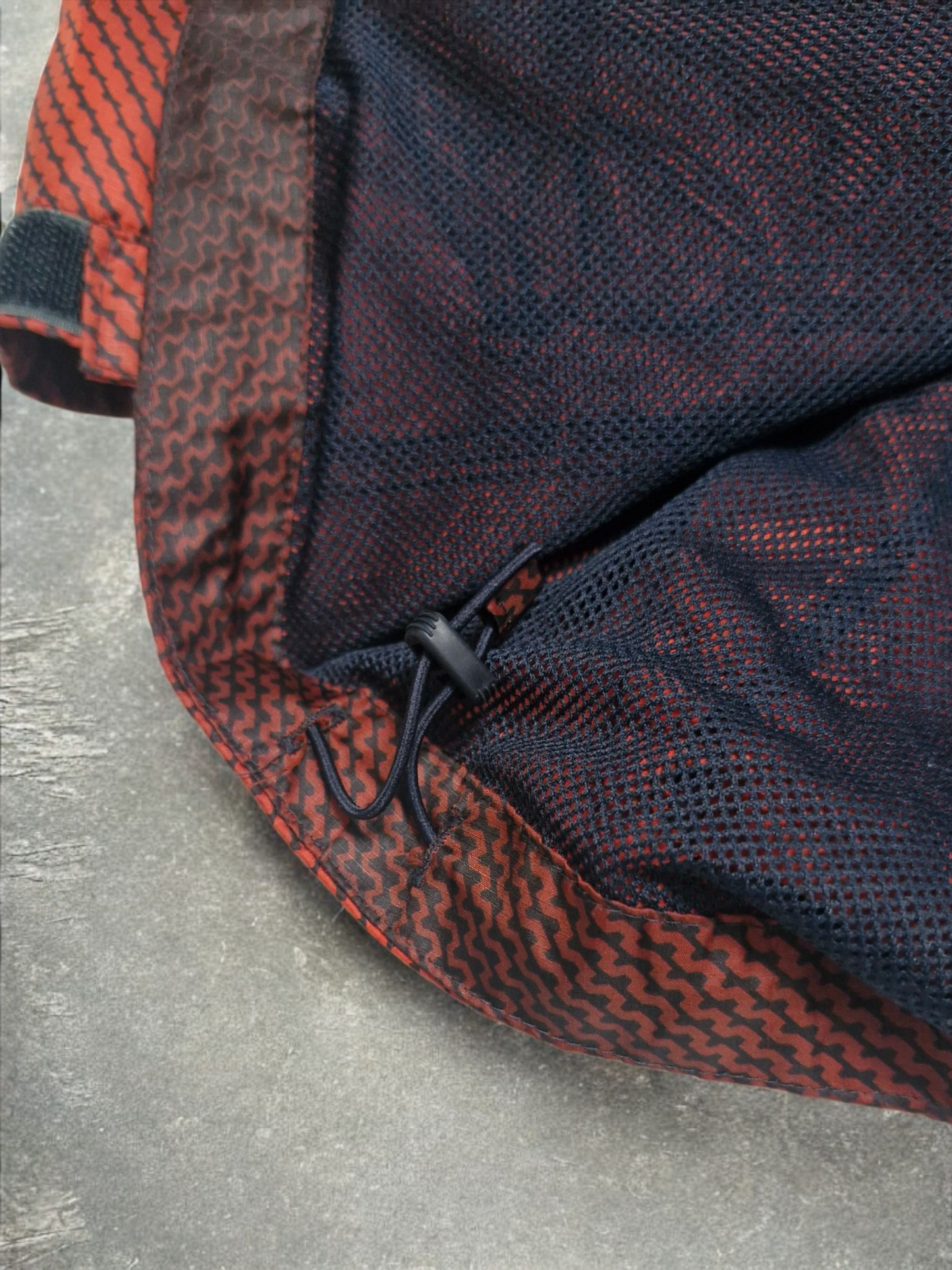 Nike Thermal Orange & Black Patterned Technical Jacket