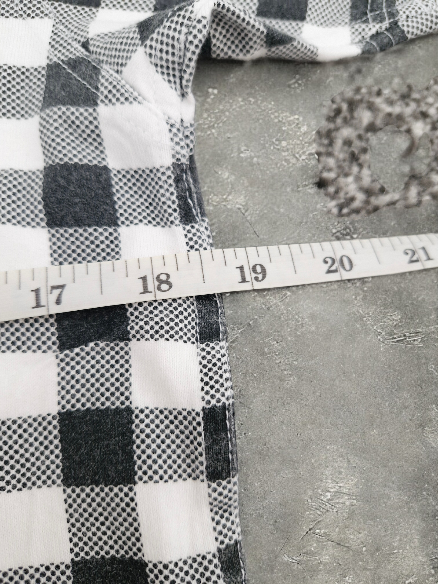 Stüssy Vintage Black & White Plaid Polo Shirt