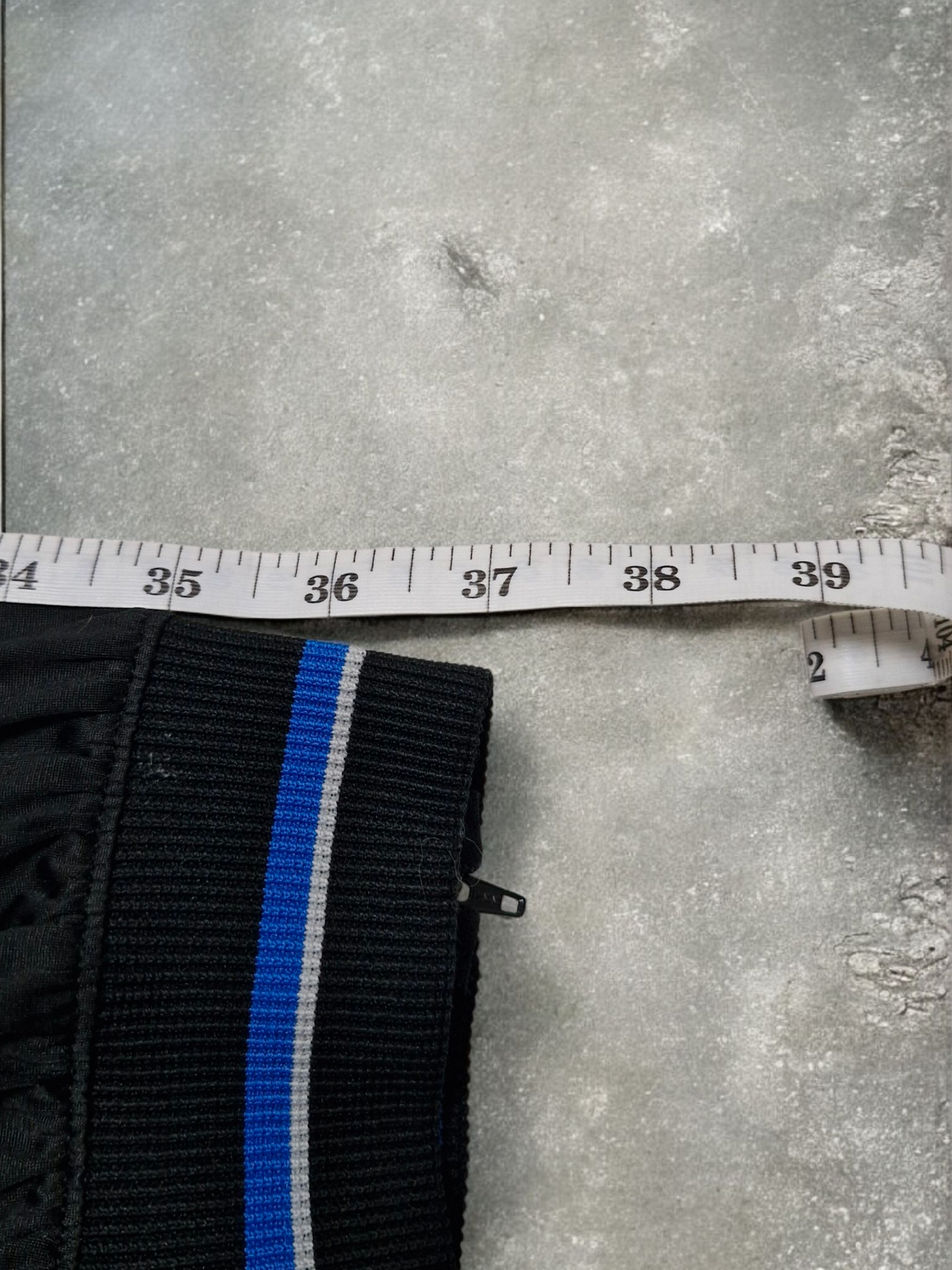 Nike Vintage 80's RARE Black & Blue Track Pants