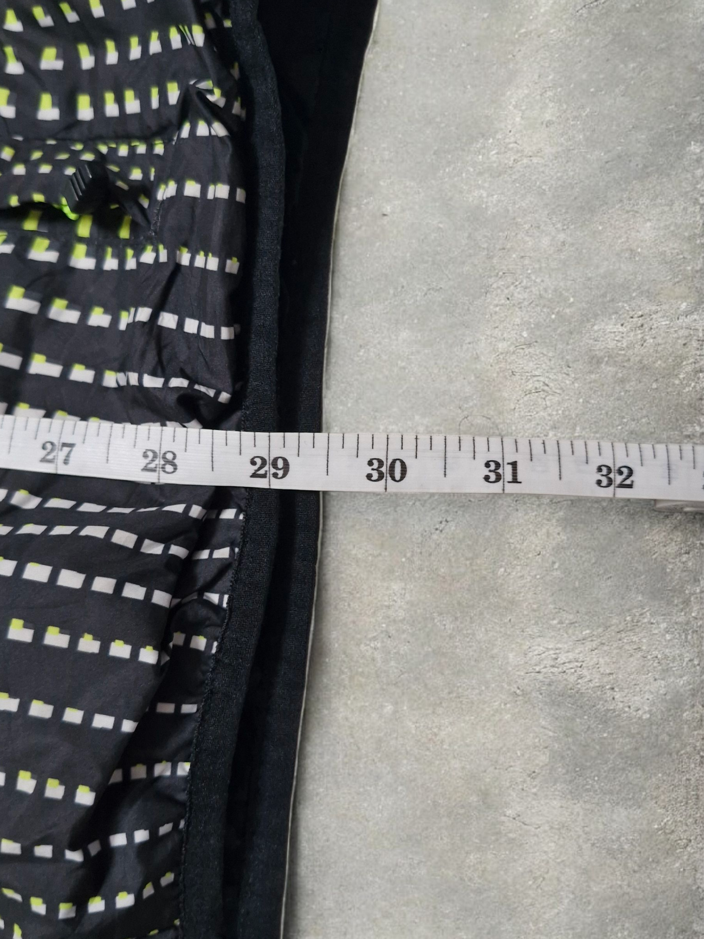 Nike Reversible Green & Black Pixelated Grid Technical Coat