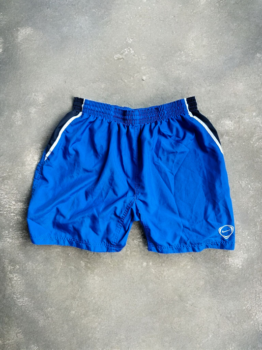 Nike Vintage Early 2000's Blue Striped Shorts