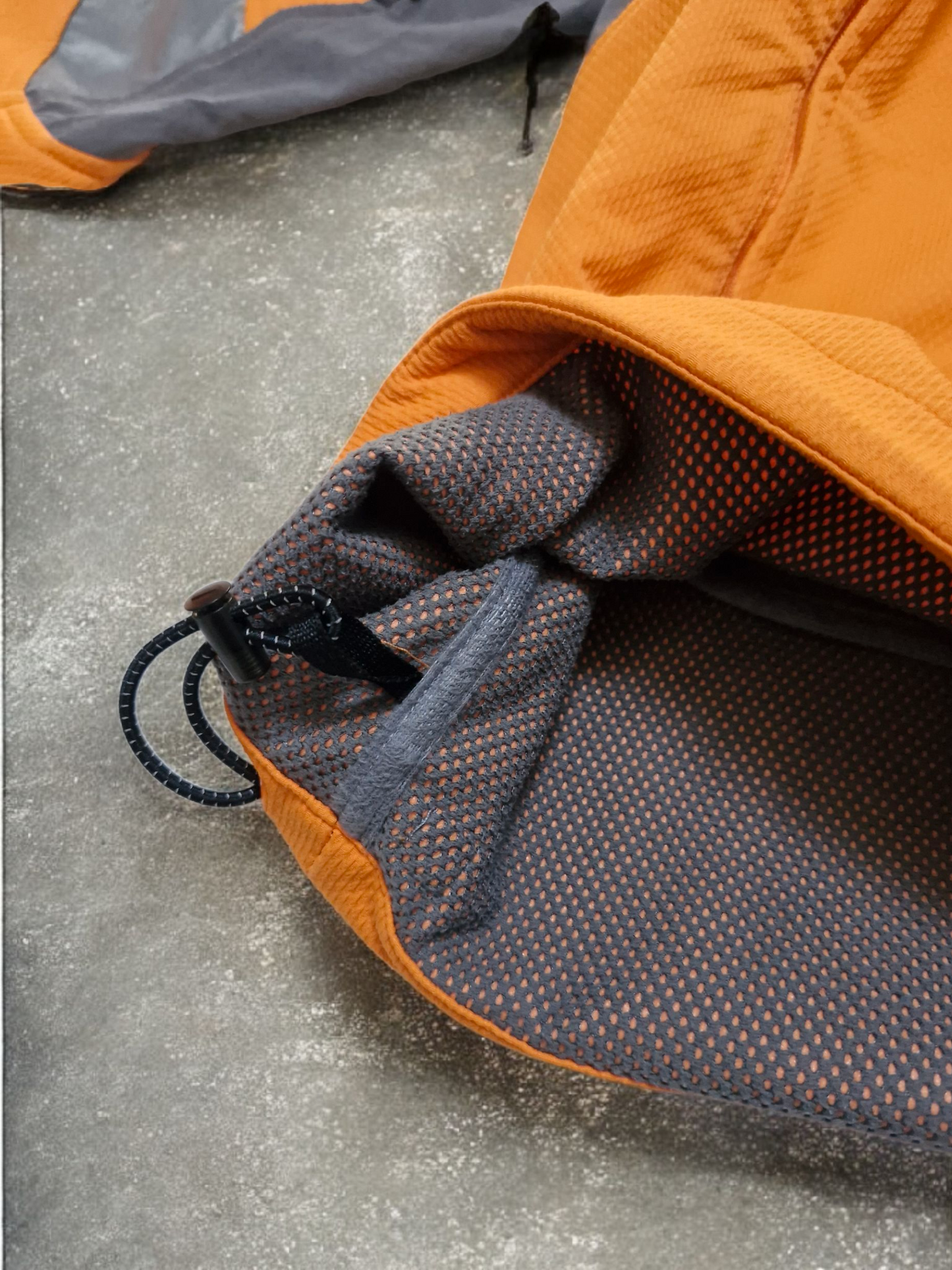 Nike Sphere Pro Orange & Grey Panelled Reflective Technical Jacket