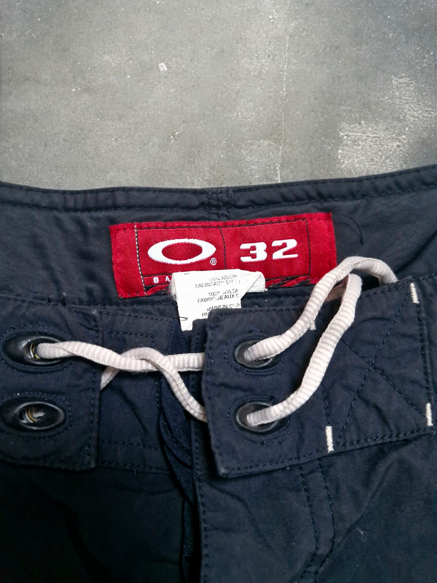 Oakley Vintage Black Panelled Technical Shorts