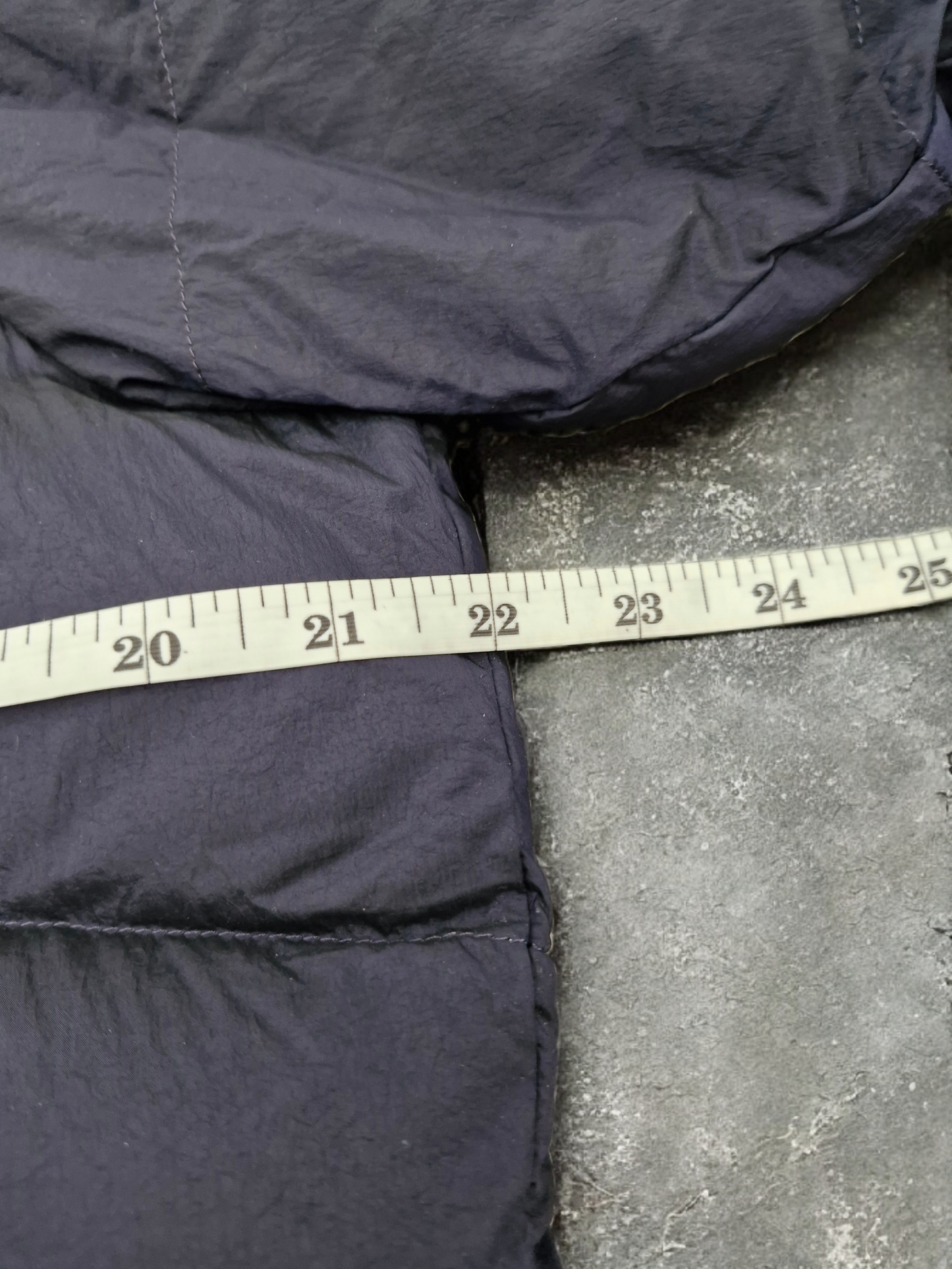 Oakley Vintage Navy Panelled Technical Puffer Coat