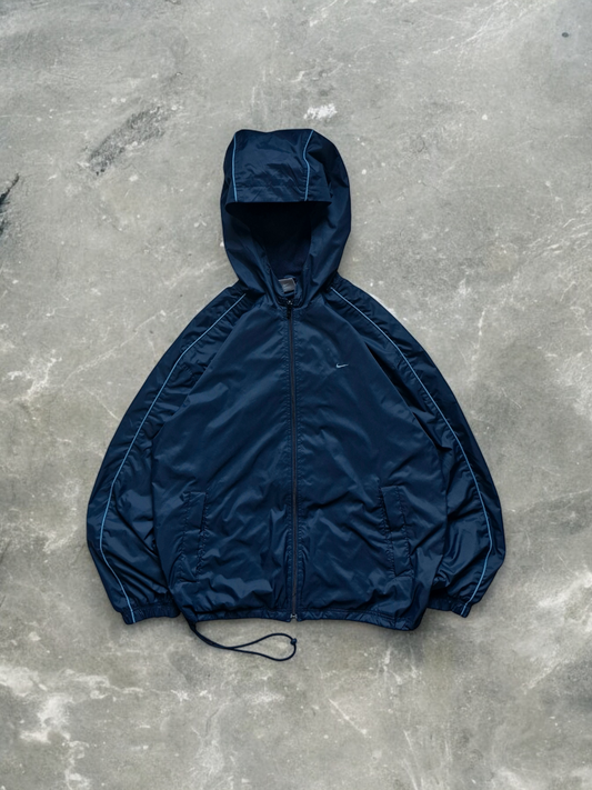 Nike Vintage Early 2000's Black & Blue Technical Jacket