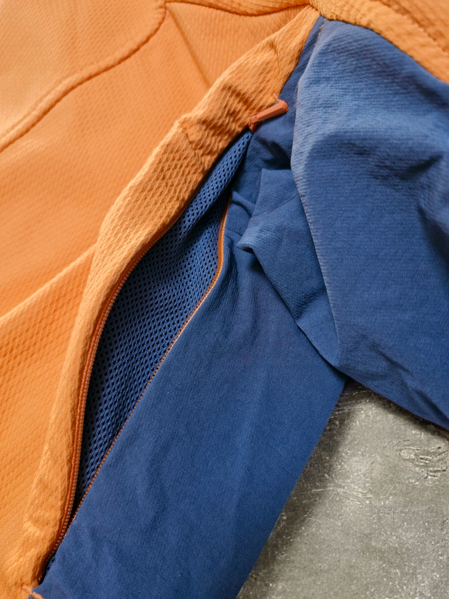 Nike Sphere Pro Orange & Grey Panelled Reflective Technical Jacket