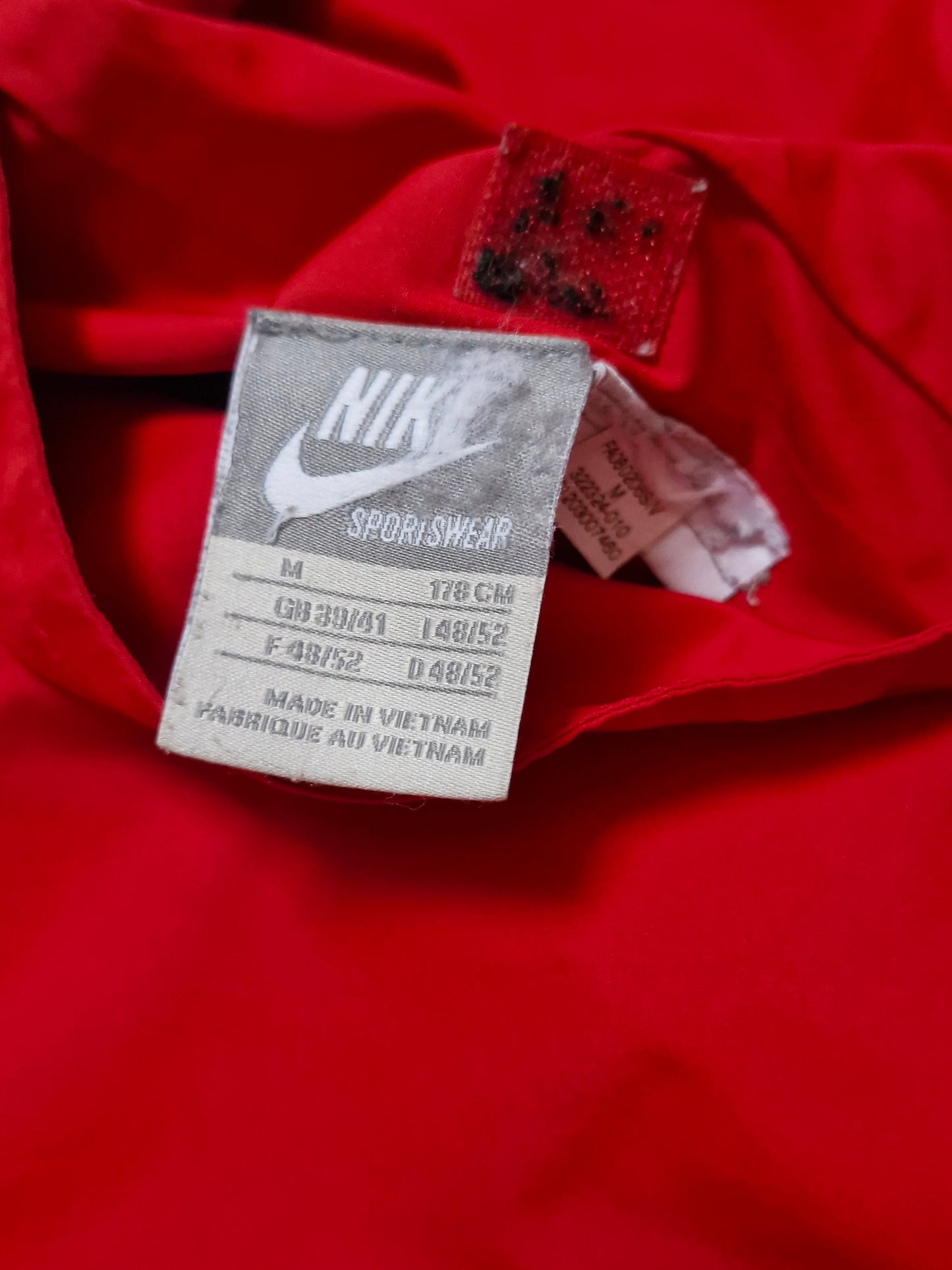 Nike Air Max Early 2000's Black & Red Reversible Dot Technical Jacket