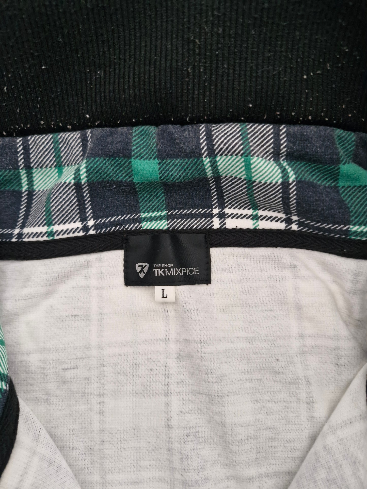 Japanese Vintage Plaid Zip Hoodie | Y2K