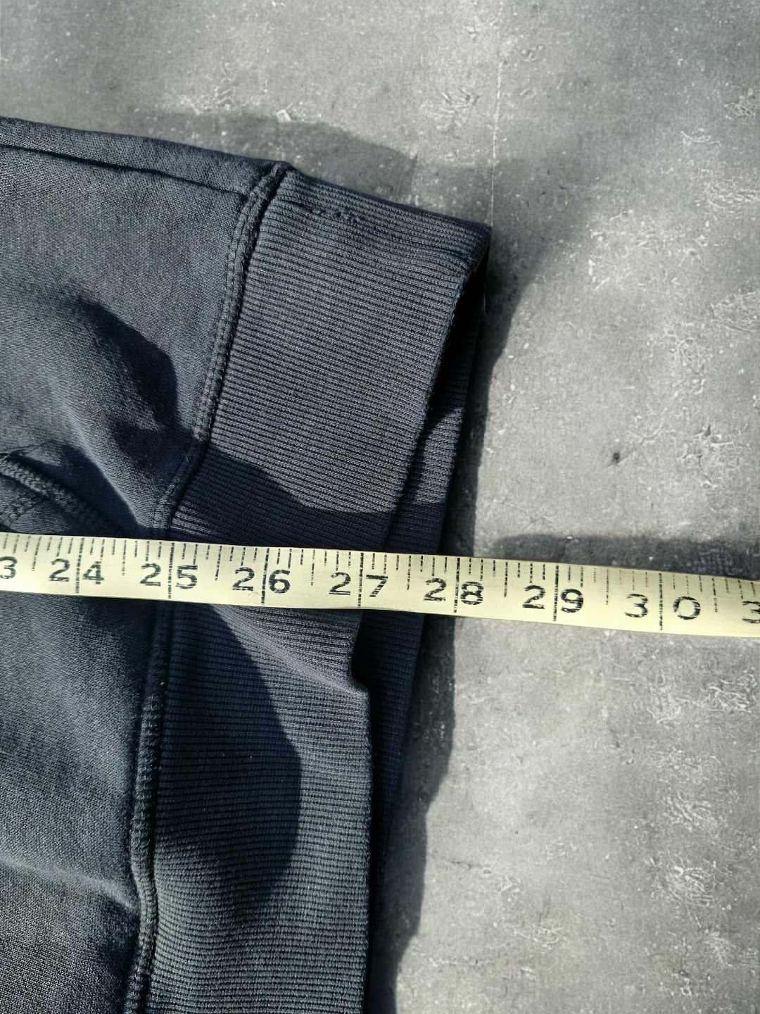Adidas Vintage Black Centre Logo Hoodie