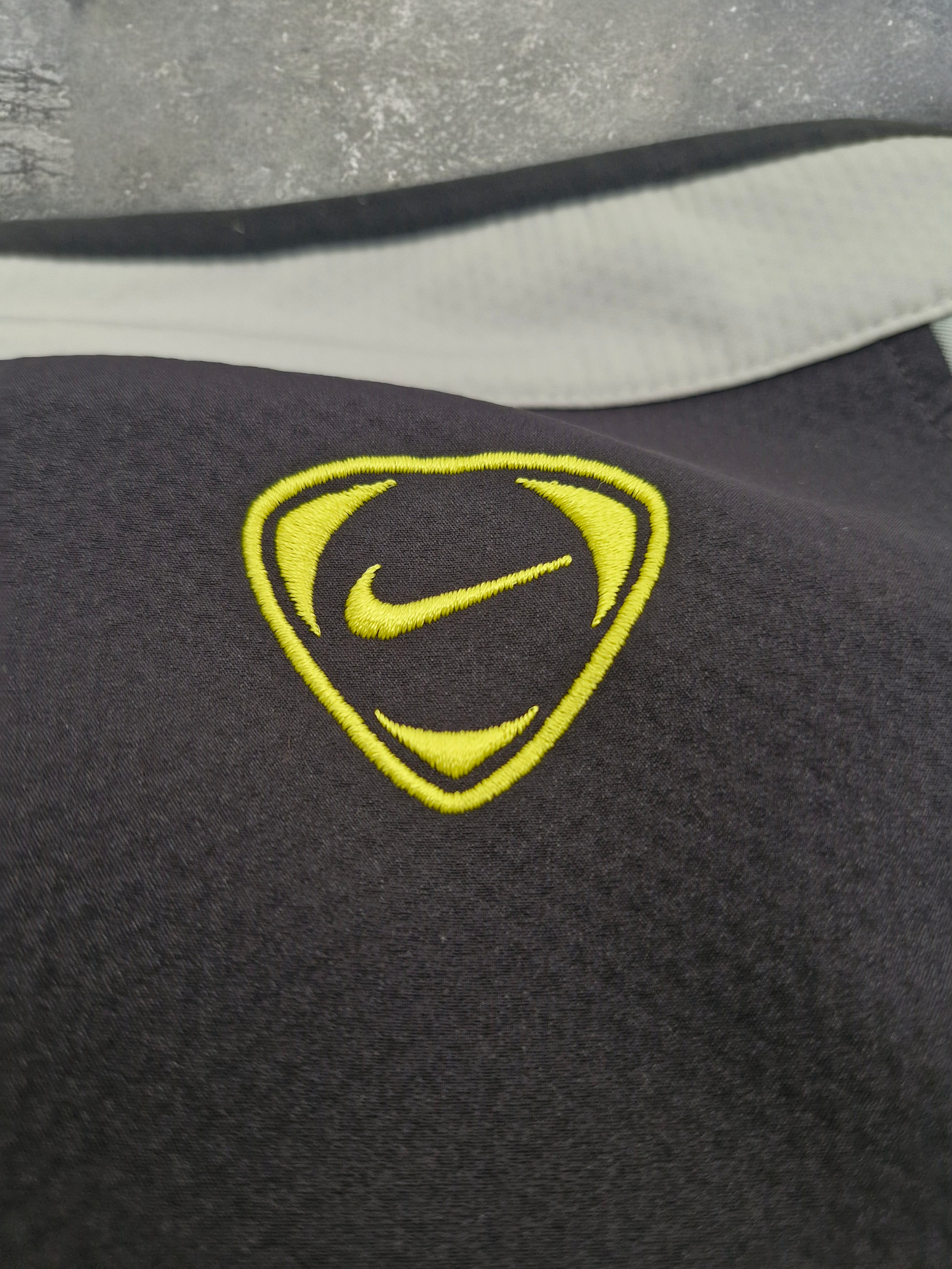 Nike Sphere Pro x T90 Early 2000's Grey & Yellow Technical Pullover Jumper