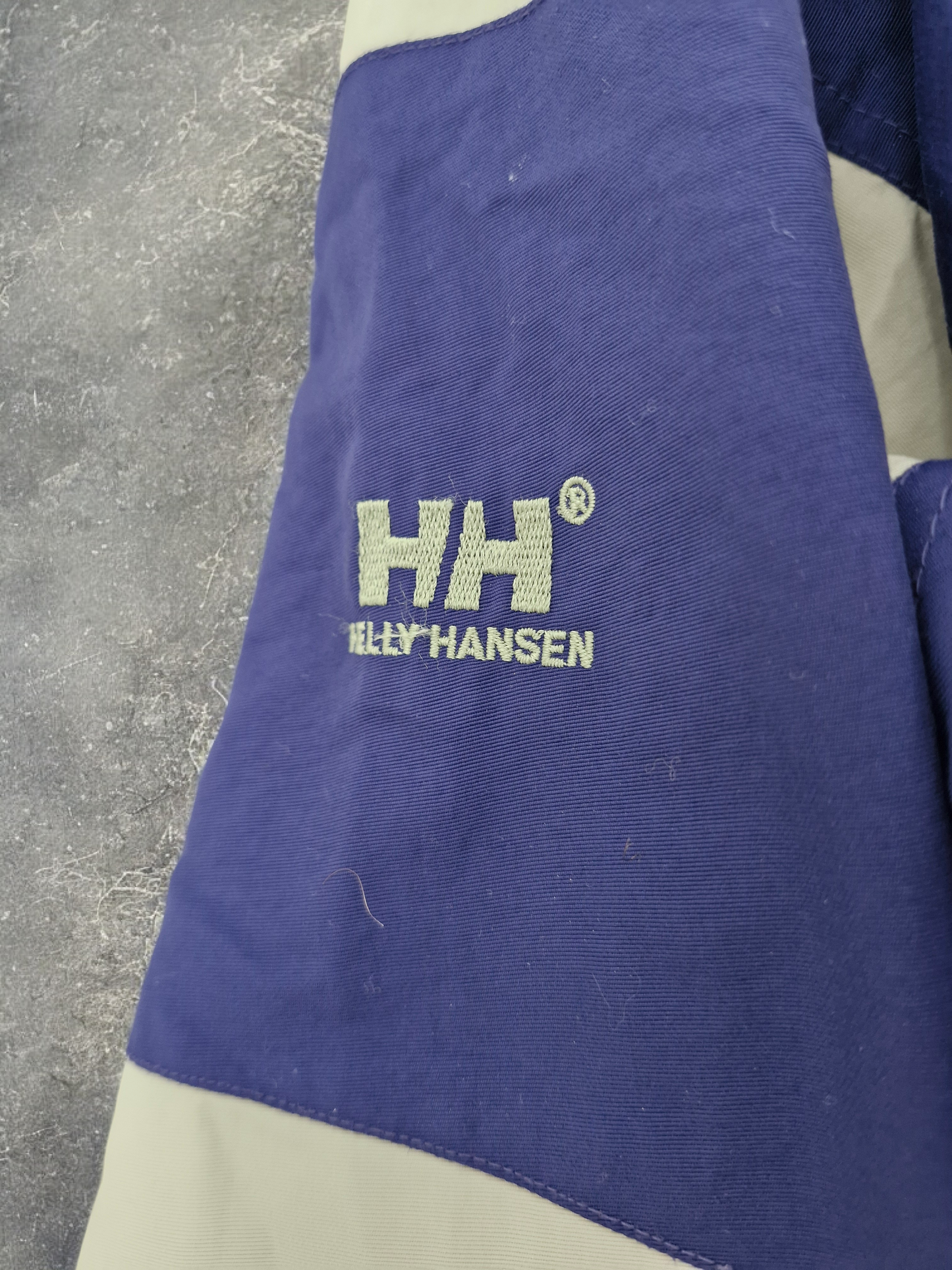 Helly Hansen Vintage Cream & Blue Panelled Technical Ski Jacket