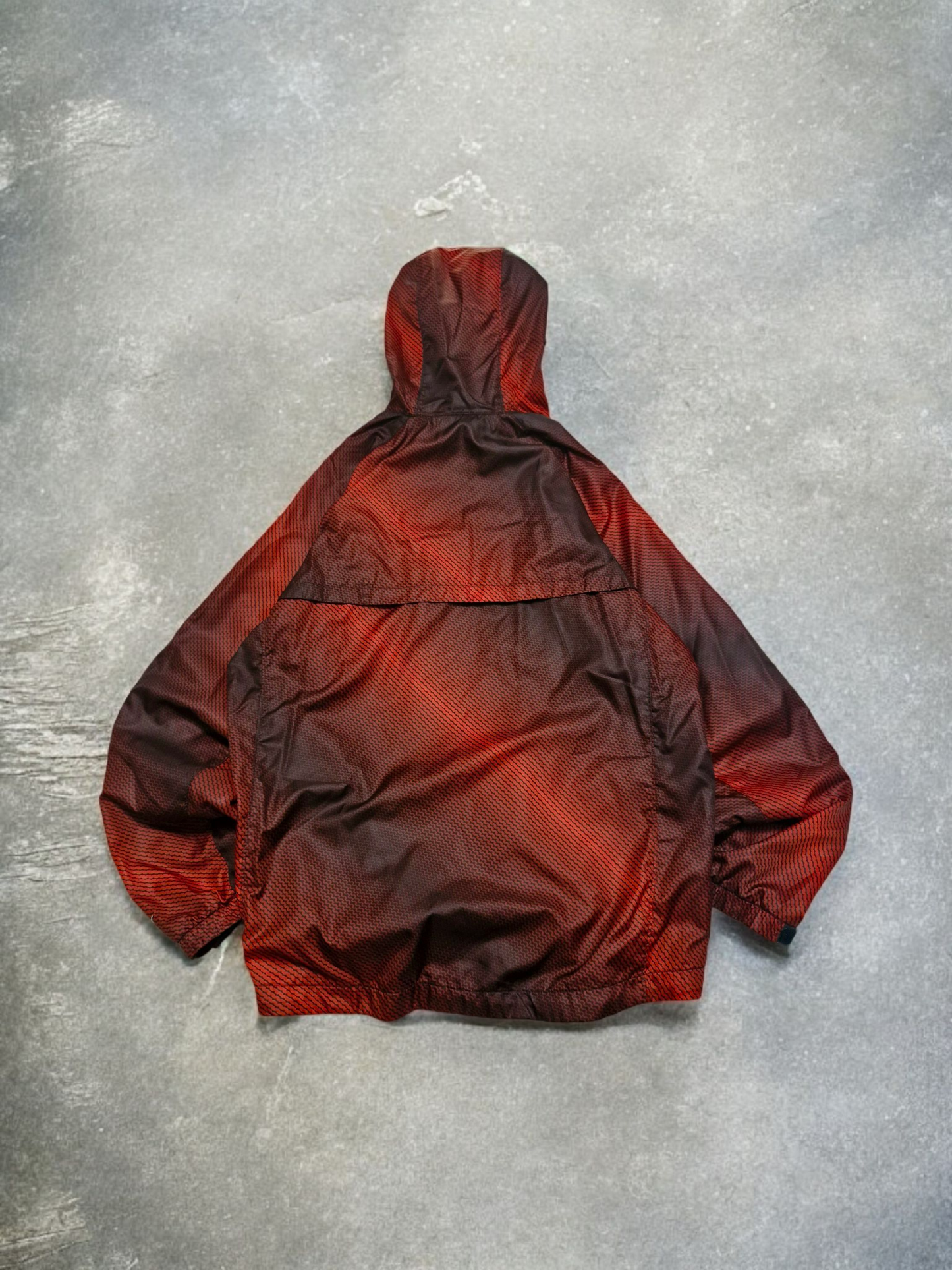 Nike Thermal Orange & Black Patterned Technical Jacket
