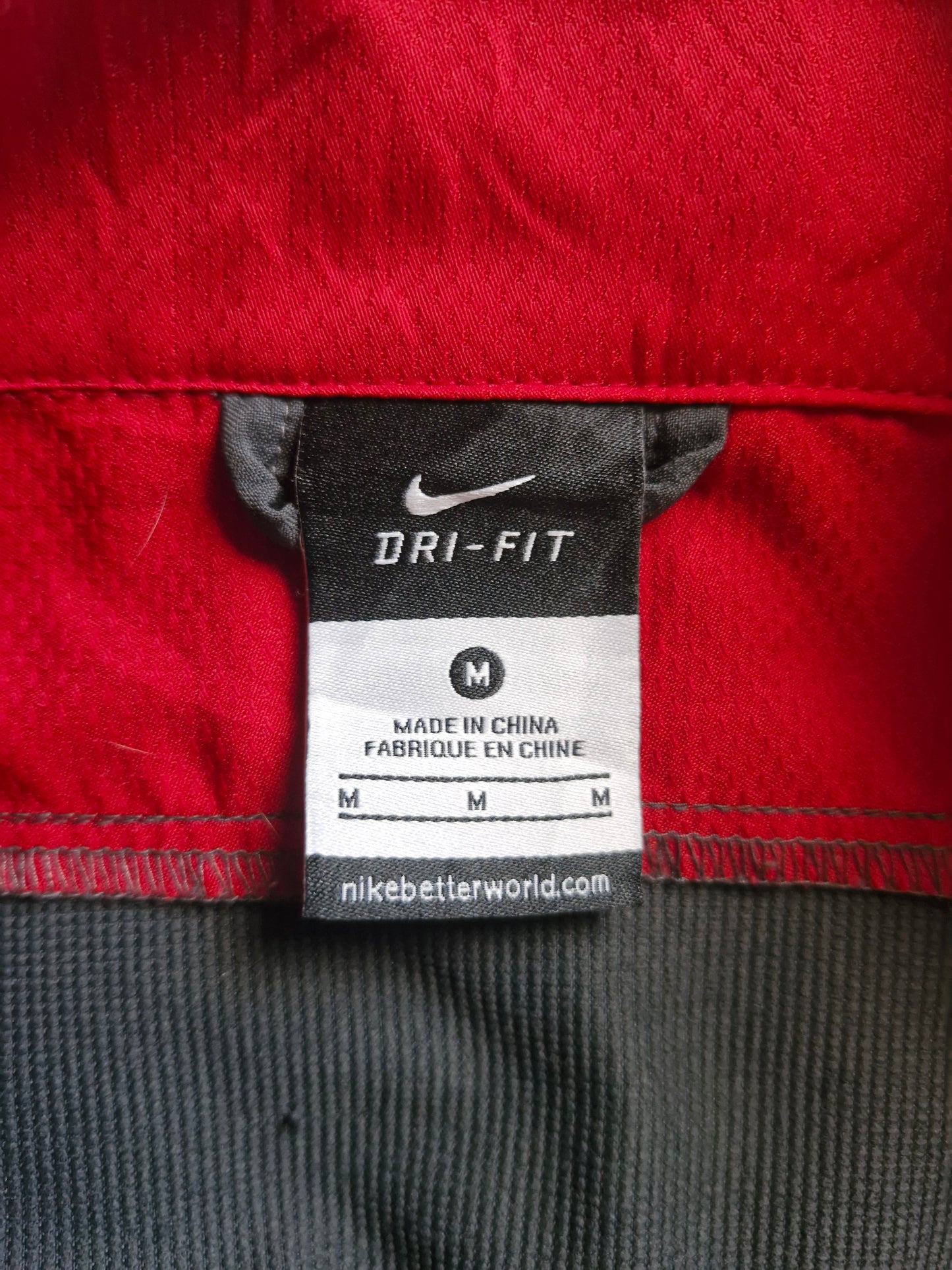 Nike Grey & Red Track Jacket