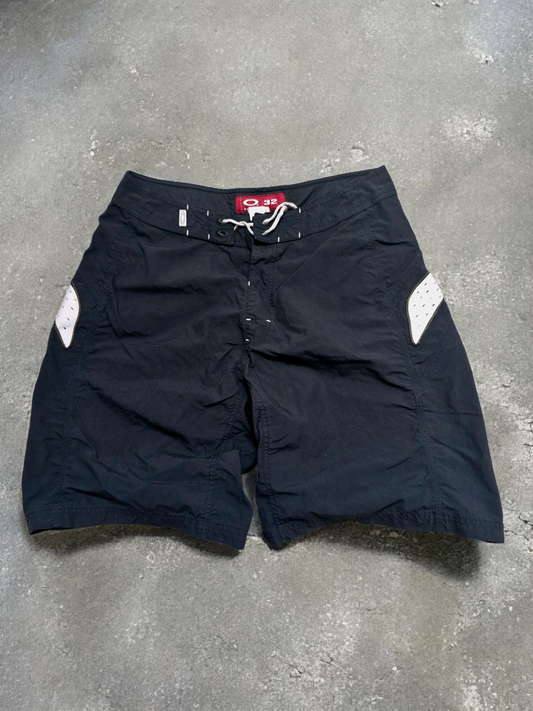 Oakley Vintage Black Panelled Technical Shorts