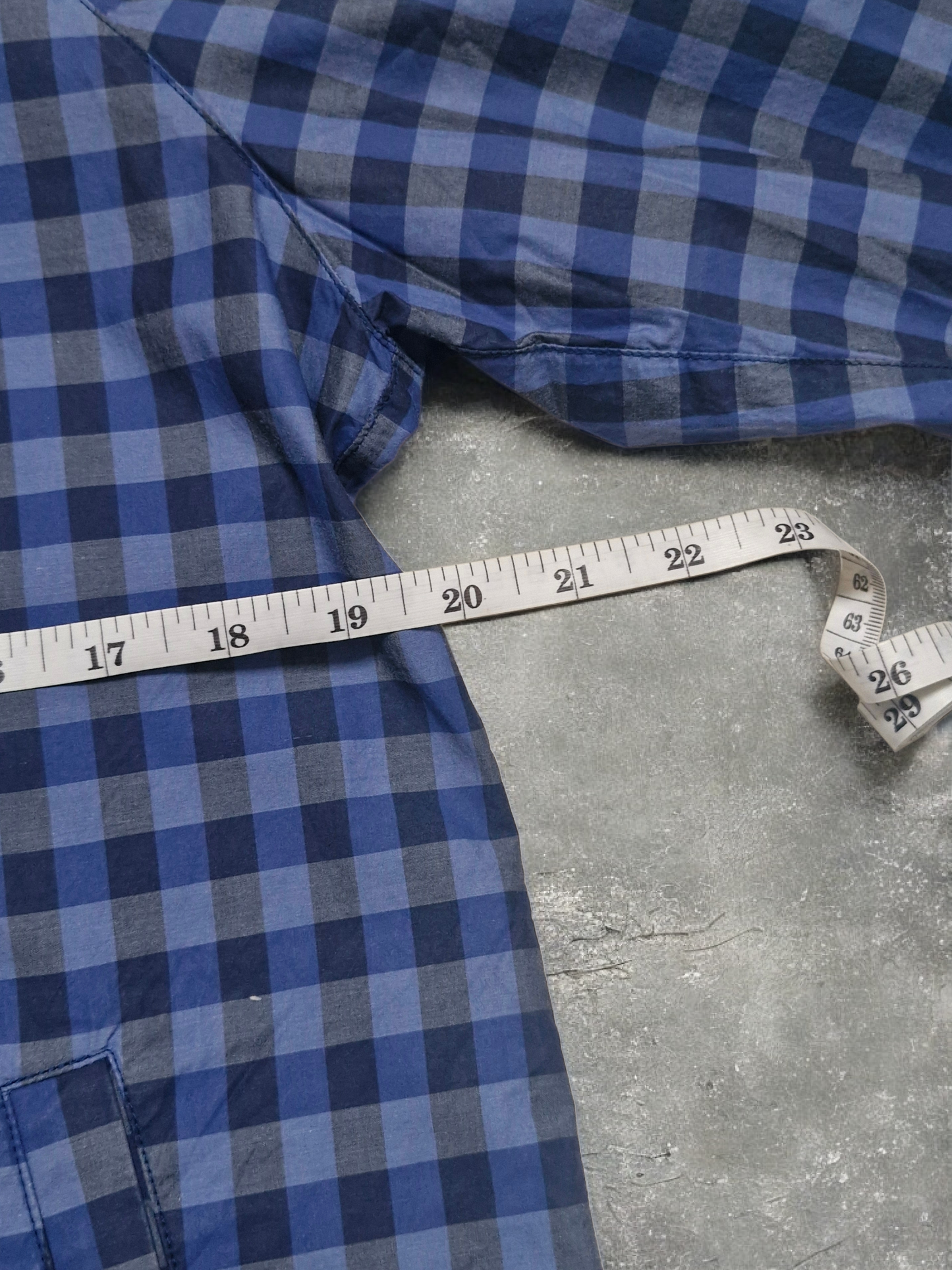 Vintage Japanes Blue Plaid Technical Windbreaker Jacket