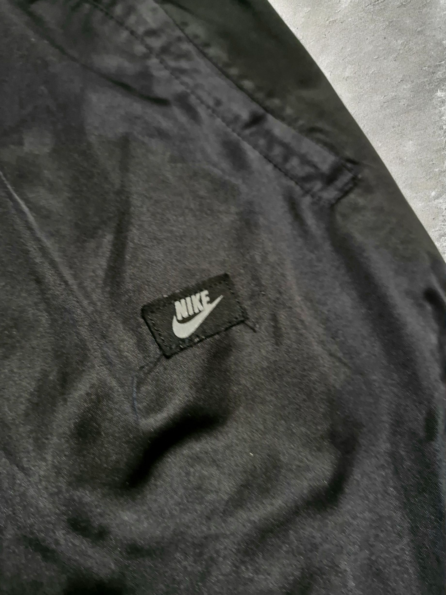 Nike Vintage 80's RARE Black & Blue Track Pants
