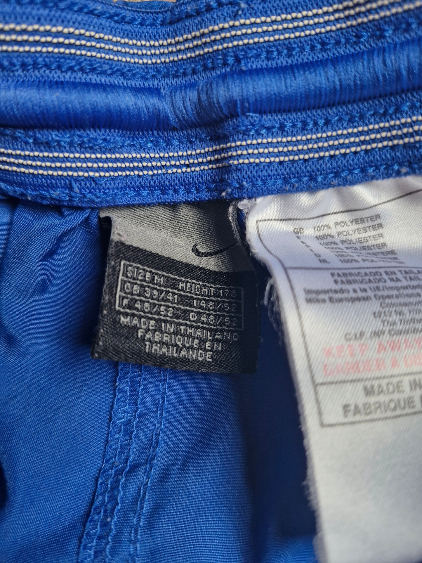 Nike Vintage Early 2000's Blue Striped Shorts