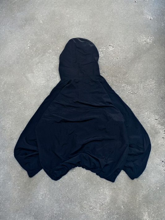 Montbell Vintage Black Half Zip Technical Jacket