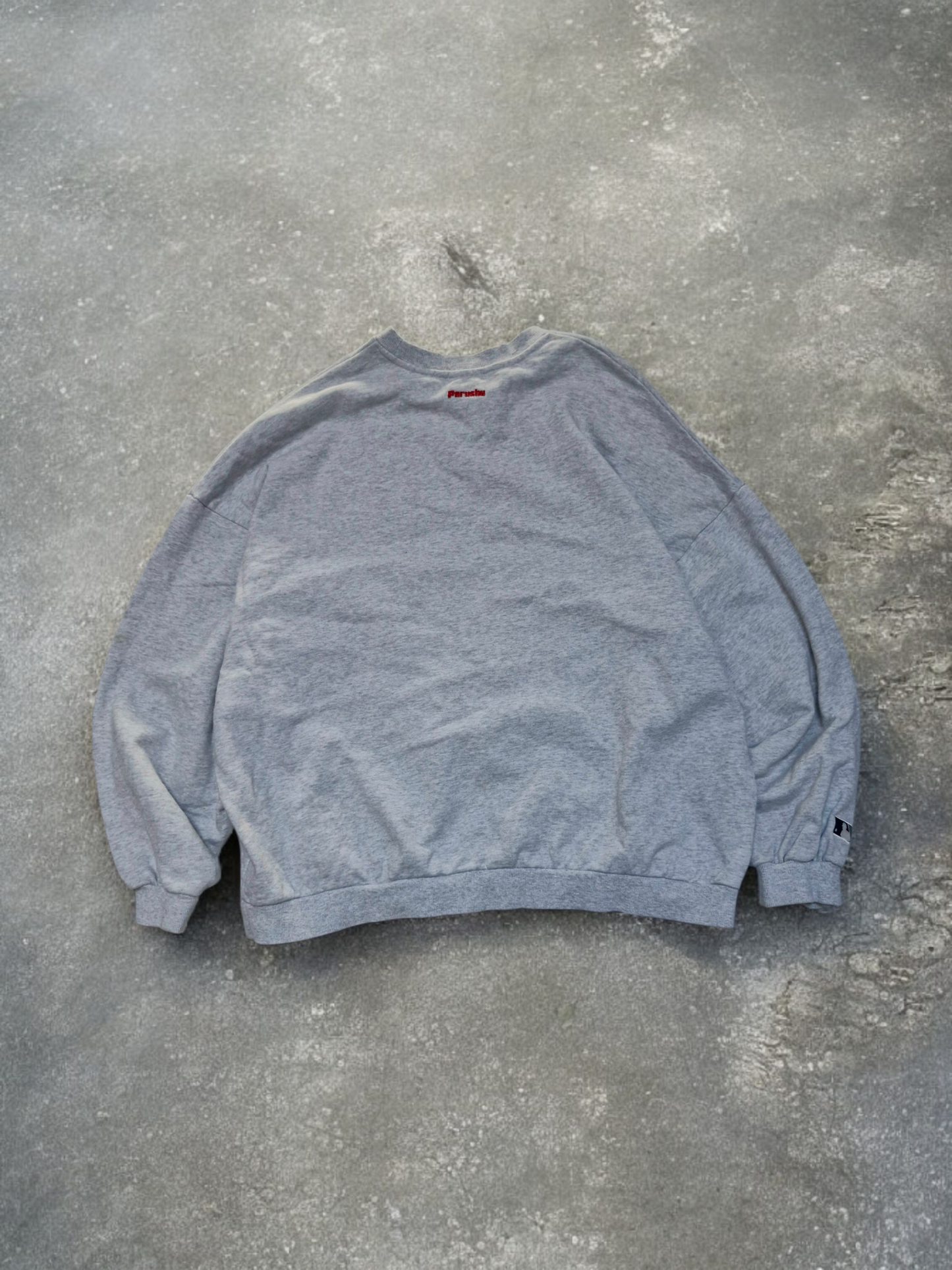 Perushu New York Yankees Vintage Grey Baggy Sweathshirt